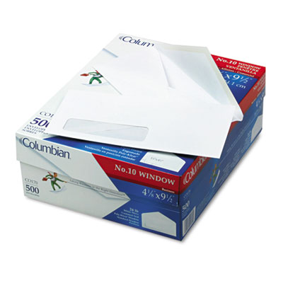 Westvaco CO170 Columbian Poly-Klear Single Window Envelope
