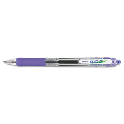 Zebra Pen Corp 22520 Zebra ECO Jimnie Clip Retractable Ballpoint Pen