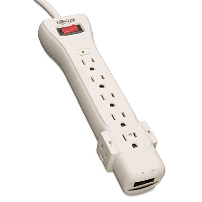 Tripplite SUPER6TEL Tripp Lite Protect It! Seven-Outlet Surge Suppressor