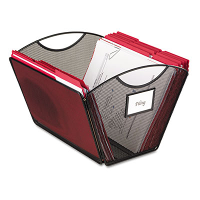 Safco 2162BL Onyx Mesh Desktop Tub File