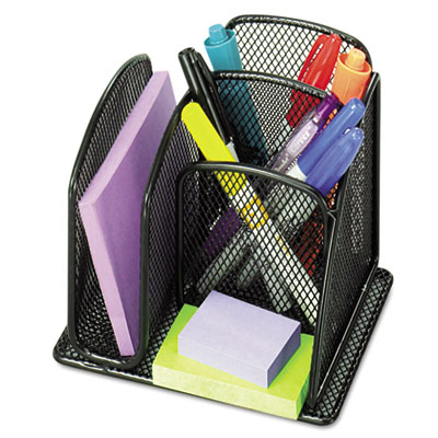 Safco 3250BL Onyx Mesh Mini Organizer