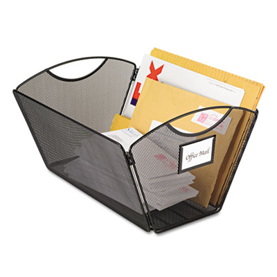 Safco 2163BL Onyx Mesh Desktop Tub File