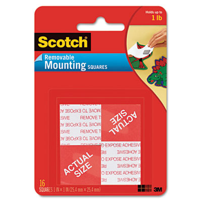 3M 108 Scotch Removable Wall Mounting Tabs