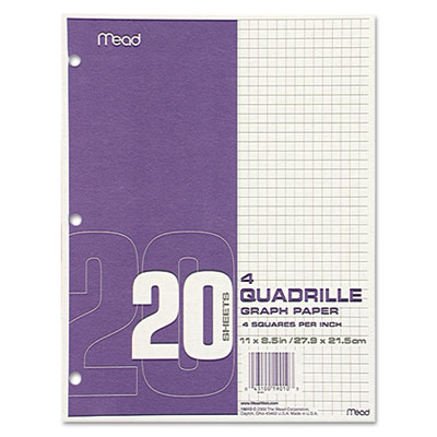 Mead 19010 Quadrille Graph Paper