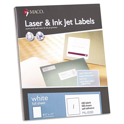 Chartpak/Pickett ML0100 Labels