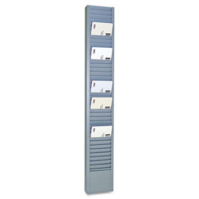 Mmf 20501 SteelMaster Swipe Card/Badge Rack