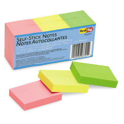 Redi-Tag 23701 Self-Stick Notes