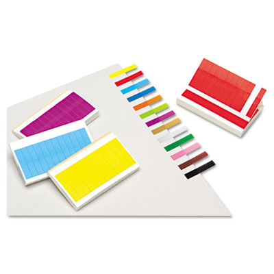 Redi-Tag 20202 Removable/Reusable Small Rectangular Page Flags