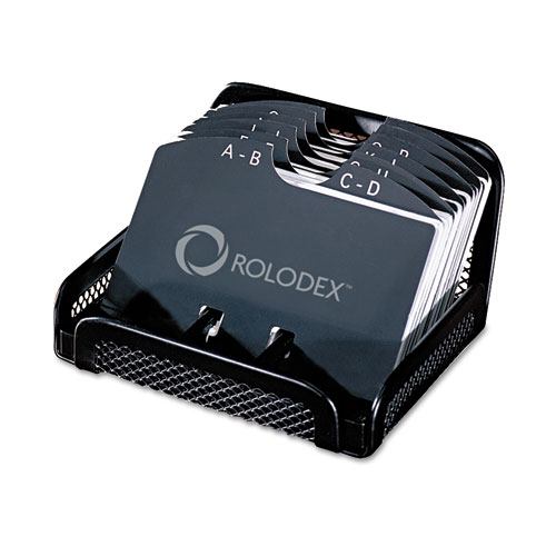 Rolodex 22291ELD Mesh Address/Business Card File