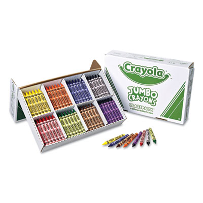 Binney &  Smith 528389 Crayola Jumbo Classpack Crayons