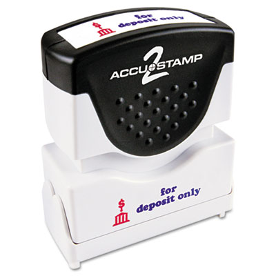Cosco 035523 Accustamp2 Pre-Inked Shutter Stamp with Microban