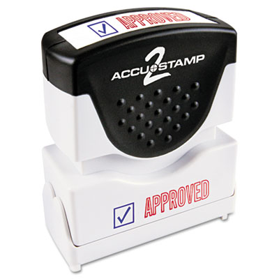 Cosco 035525 Accustamp2 Pre-Inked Shutter Stamp with Microban