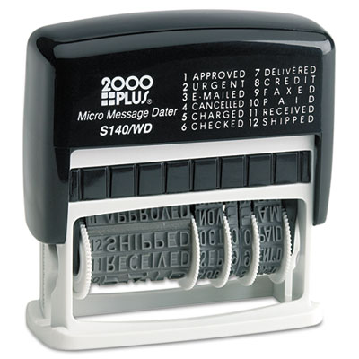 COSCO 011090 2000 PLUS Self-Inking Micro Message Dater