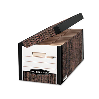 Fellowes 00052 Bankers Box SYSTEMATIC Medium-Duty Strength Storage Boxes