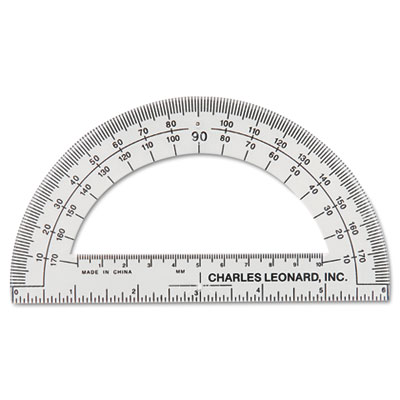 Charles Leonard 77106 Open Center Protractor