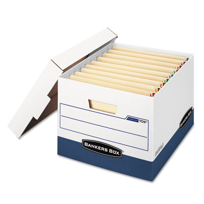 Fellowes 00709 Bankers Box STOR/FILE END TAB Storage Boxes