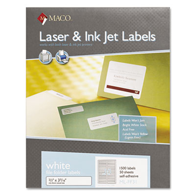 Chartpak/Pickett MLFF31 Labels