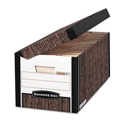 Fellowes 00051 Bankers Box SYSTEMATIC Medium-Duty Strength Storage Boxes