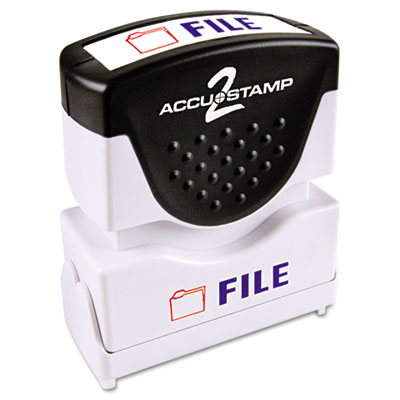 Cosco 035534 Accustamp2 Pre-Inked Shutter Stamp with Microban