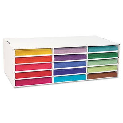 Pacon 001310 Classroom Keepers Construction Paper Storage Box