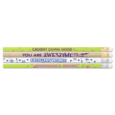 Moon 8207 Products Award Pencil Motivational Assortment