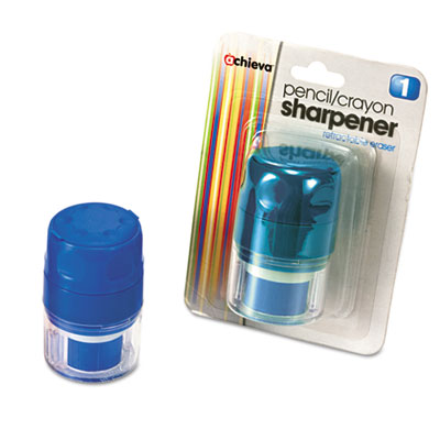 Officemate 30220 Twin Pencil/Crayon Sharpener w/Cap