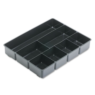 Rubbermaid 11906ROS Extra-Deep Plastic Desk Drawer Director Tray