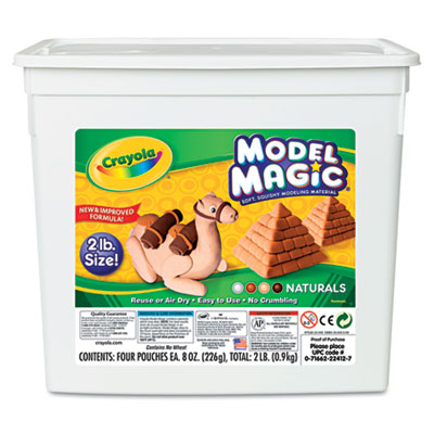 Binney &  Smith 232412 Crayola Model Magic Naturals Modeling Compund
