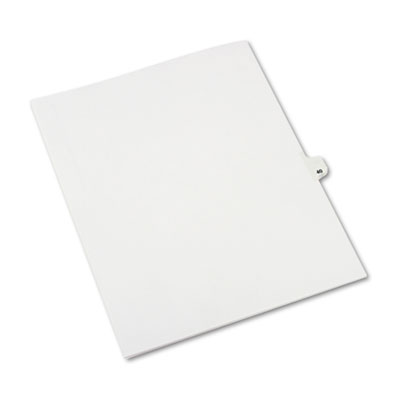 Avery 01040 Preprinted Legal Index Tab Dividers with Black and White Tabs