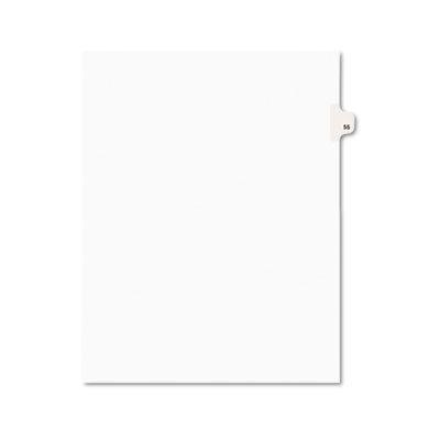 Avery 01055 Preprinted Legal Index Tab Dividers with Black and White Tabs