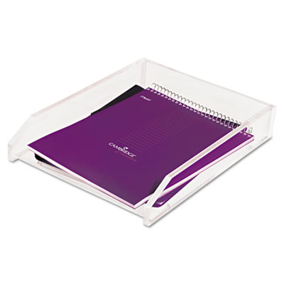 Kantek AD10 Clear Acrylic Letter Tray