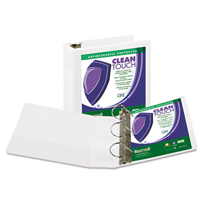 Samsill 16287 Clean Touch Locking D-Ring Antimicrobial Protected View Binder