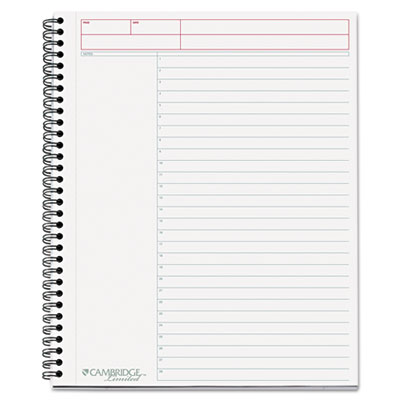 Mead 06064 Cambridge Limited Wirebound Business Notebook