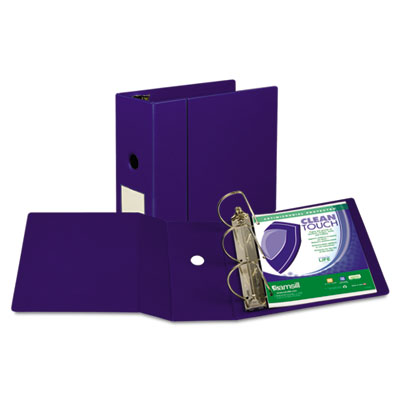 Samsill 16302 Clean Touch Locking D-Ring Antimicrobial Protected Binder