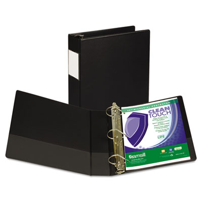 Samsill 16360 Clean Touch Locking D-Ring Antimicrobial Protected Binder