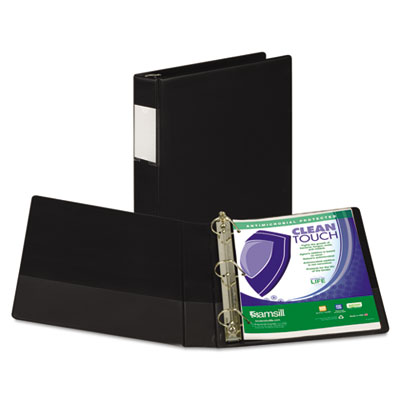Samsill 16350 Clean Touch Locking D-Ring Antimicrobial Protected Binder