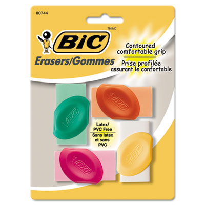 BIC ERSGP41AST Eraser with Grip