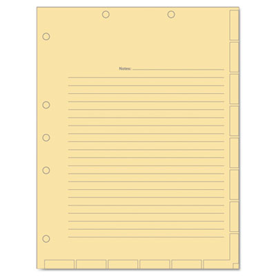 Tabbies 54519 Medical Chart Index Divider Sheets