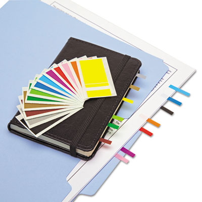 Redi-Tag 20205 Removable/Reusable Small Rectangular Page Flags