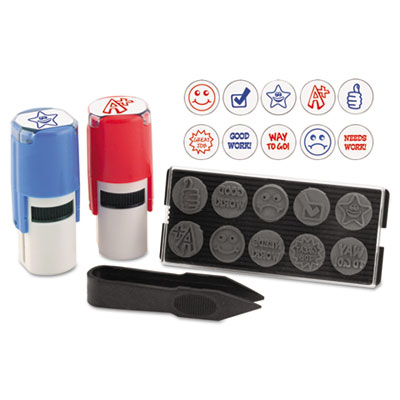 U. S. Stamp &  Sign 4630 Stamp-Ever 10-in-1 Teacher Stamp