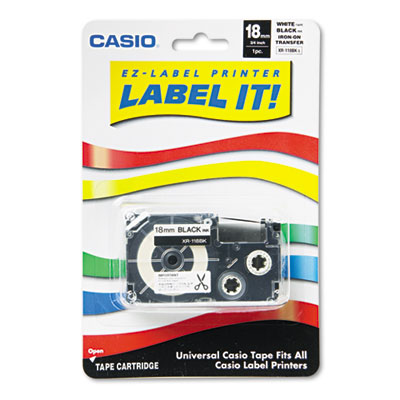 Casio XR118BKS Labels