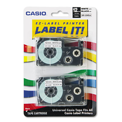Casio XR12WE2S Labels