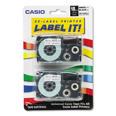 Casio XR18WE2S Labels