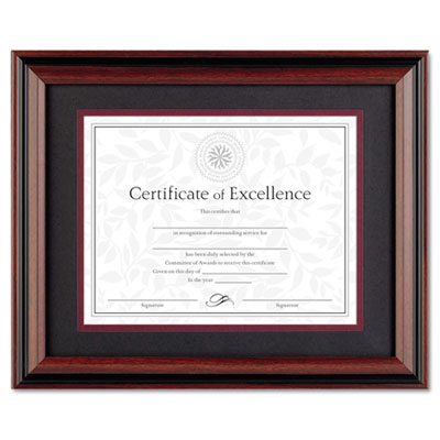 DAX N15786ST Two-Tone Rosewood/Black Document Frame