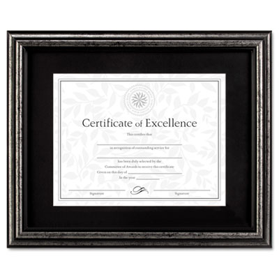 DAX N15790ST Antique Brushed Charcoal Wood Document Frame