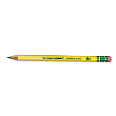 Dixon 13308 Ticonderoga Beginners Woodcase Pencil with Microban
