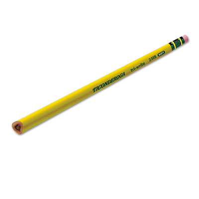 Dixon 13856 Ticonderoga Tri-Write Pencil with Microban