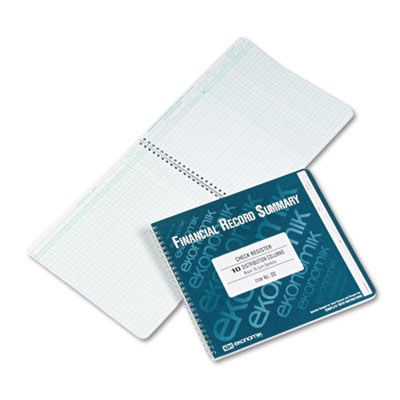 Ekonomik DD Wirebound Check Register Accounting System