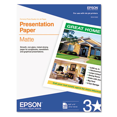 Epson S041062 Matte Presentation Paper