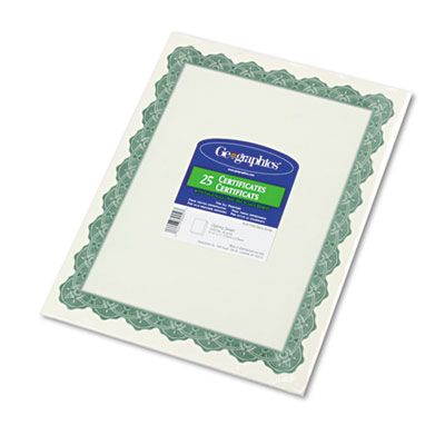 Geographics 39452 Award Certificates